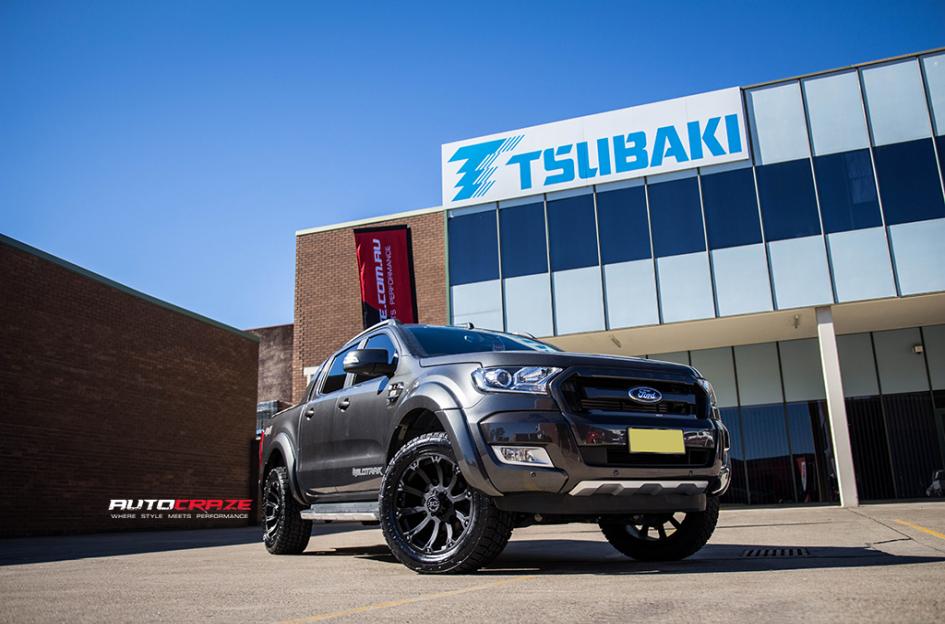 FORD RANGER SIDEWINDER MATTE BLACK